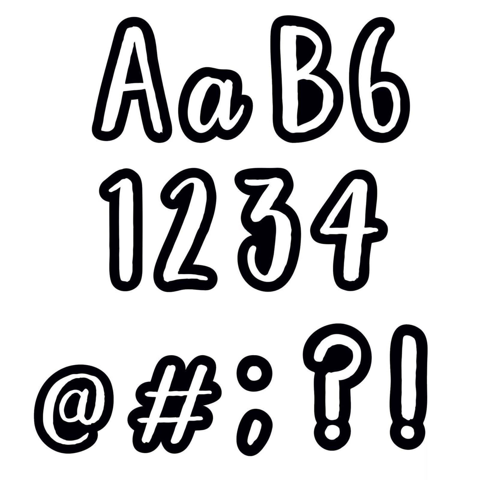 Creative Teaching Press Bold & Bright Classroom Café 4" Designer Letters, 3 Packs of 212